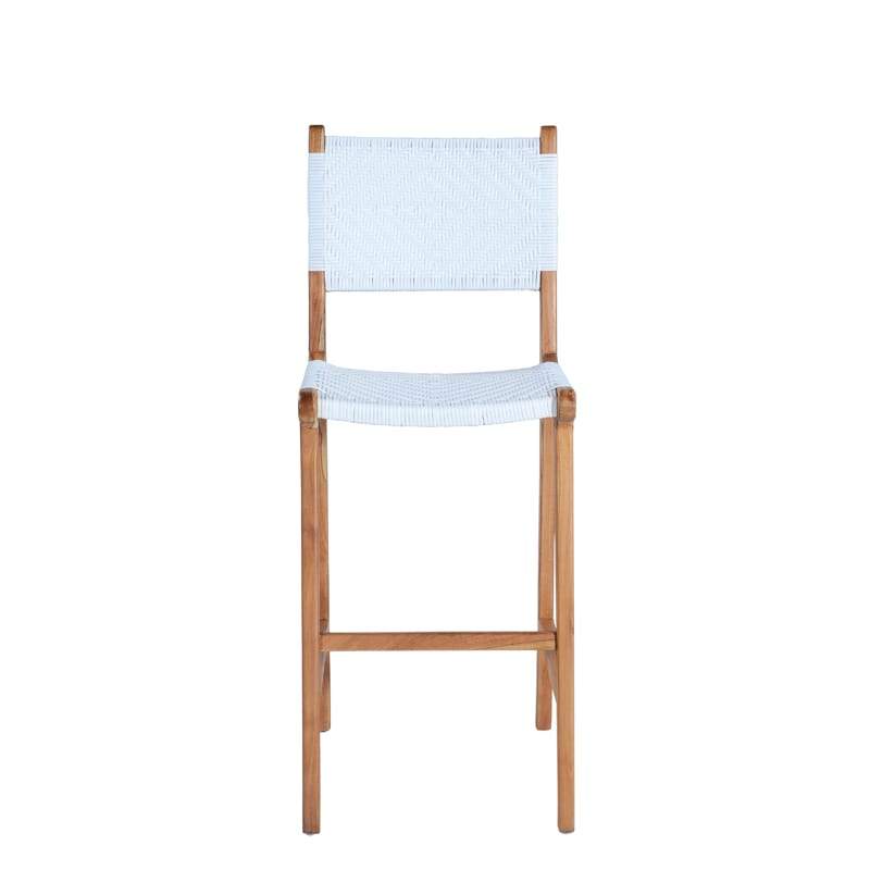 KUVO Hospitality Chairs Milan White Stool