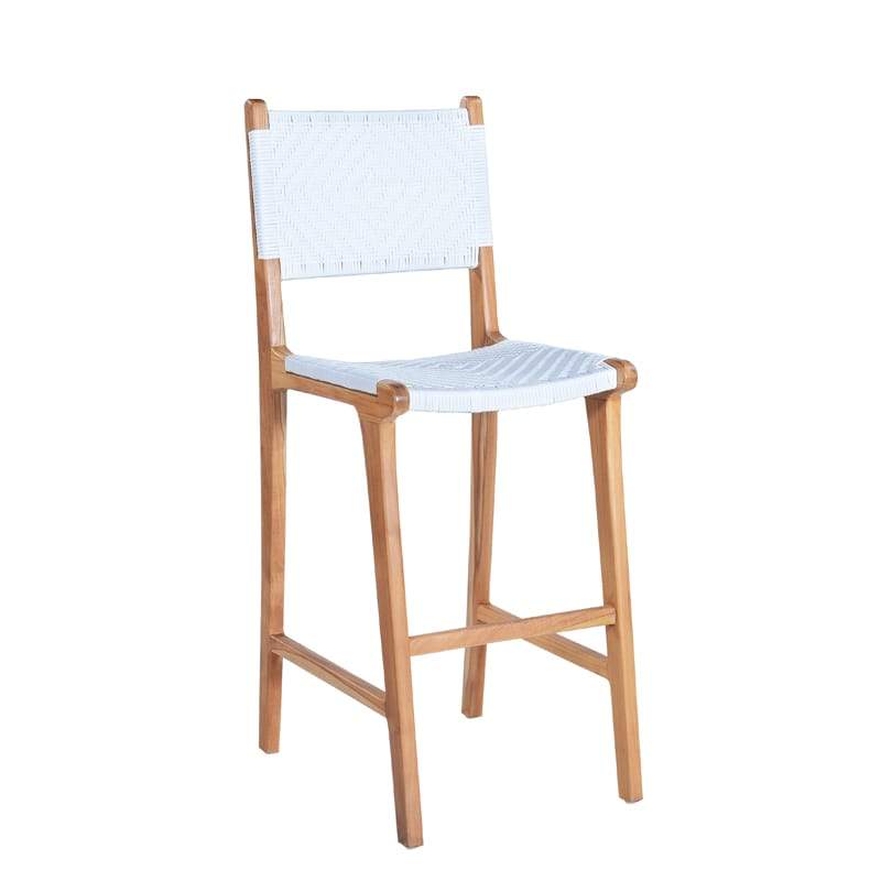 KUVO Hospitality Chairs Milan White Stool