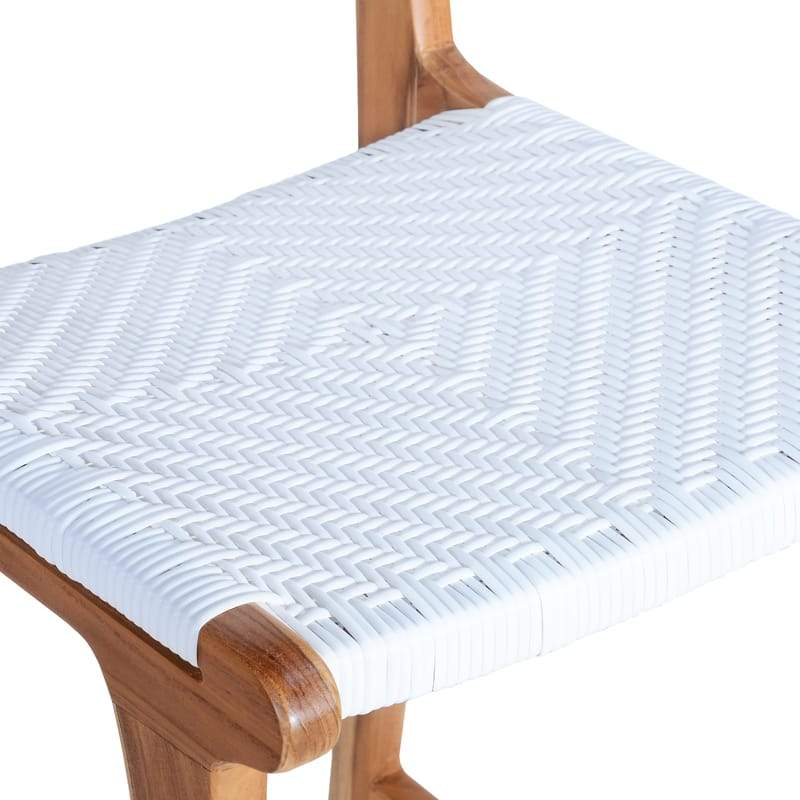 KUVO Hospitality Chairs Milan White Stool