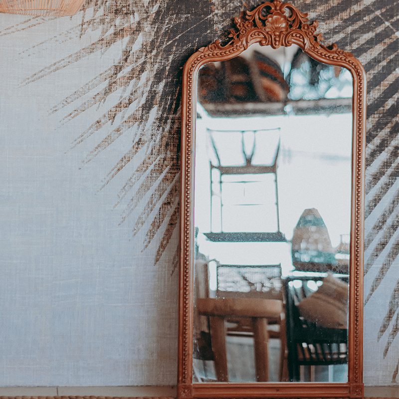 KUVO Hospitality Mirrors Toledo Natural Mirror